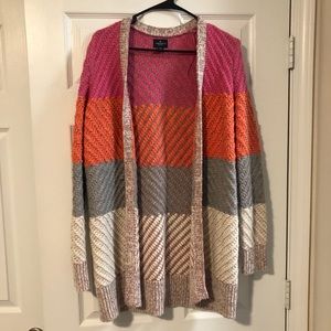 Color Block Cardigan